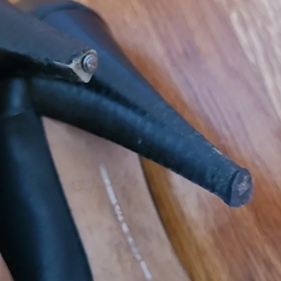 Dolce Vita Black Leather Knee Hi Boots Y2K - Picture 8 of 10